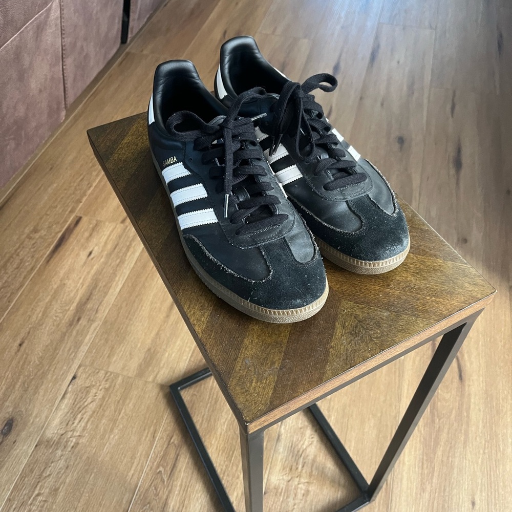 adidas Black and White Samba Sneakers